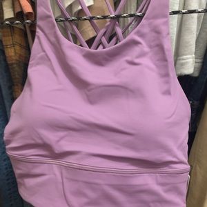 Free to be wild High neck long line wisteria